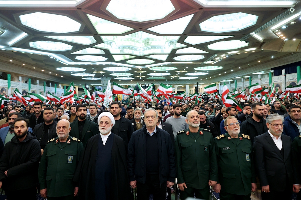 حضور رؤسای قوا در سالگرد شهادت شهید سلیمانی + عکس