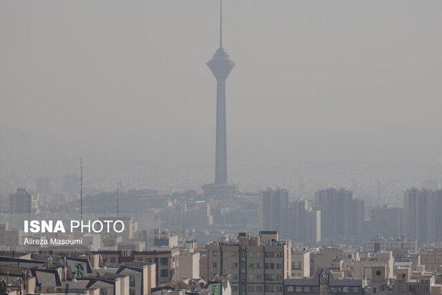 وضعیت هوای تهران قرمز شد
